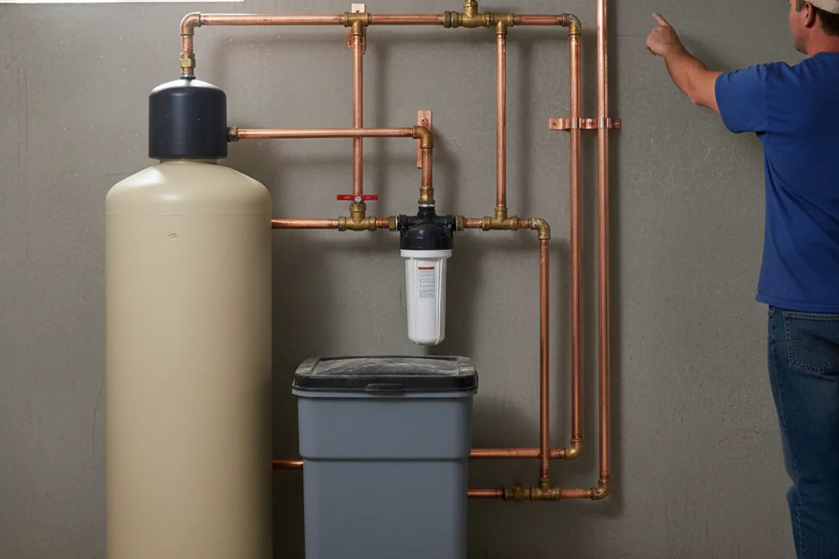 Whole-house water treatment system installed in Mottville